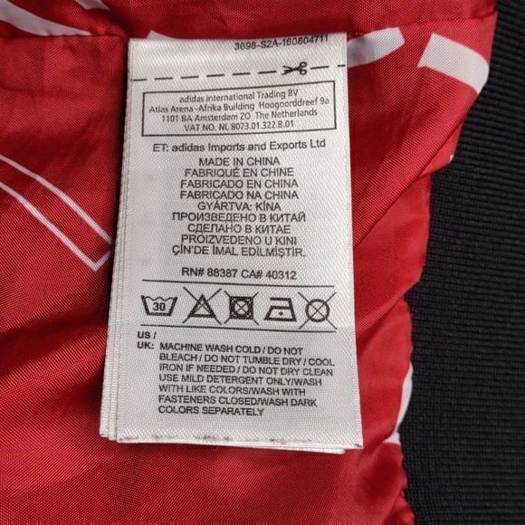 Adidas Originals SST Pharrell Williams Superstar Velour Velvet Jacket Sz‎ L - Picture 10 of 13